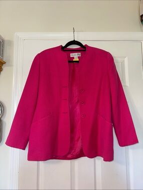 Authentic Vintage Pink Christian Dior Blazer Jacket